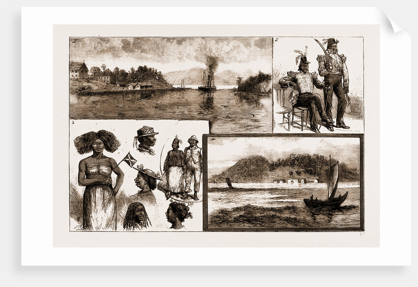 The Madagascar Difficulty, Sketches At Majunga Bay by Anonymous