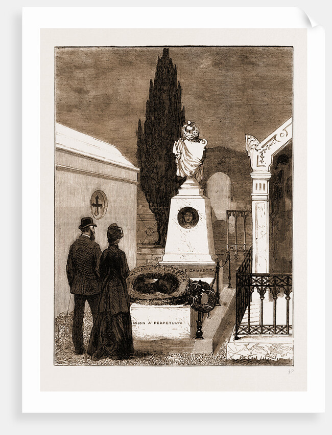 The Tomb Of The Gambetta Family In The Nice Cemetery, France by Anonymous