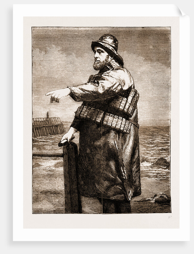 Coxswain Robert Hook (of The Lowestoft Lifeboat samuel Plimsoll), The Saviour Of More Than Two Hundred Lives by Anonymous