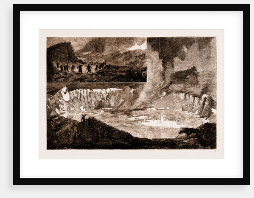 A Night Descent Into The Crater Of Kilauea, Hawaii by Anonymous