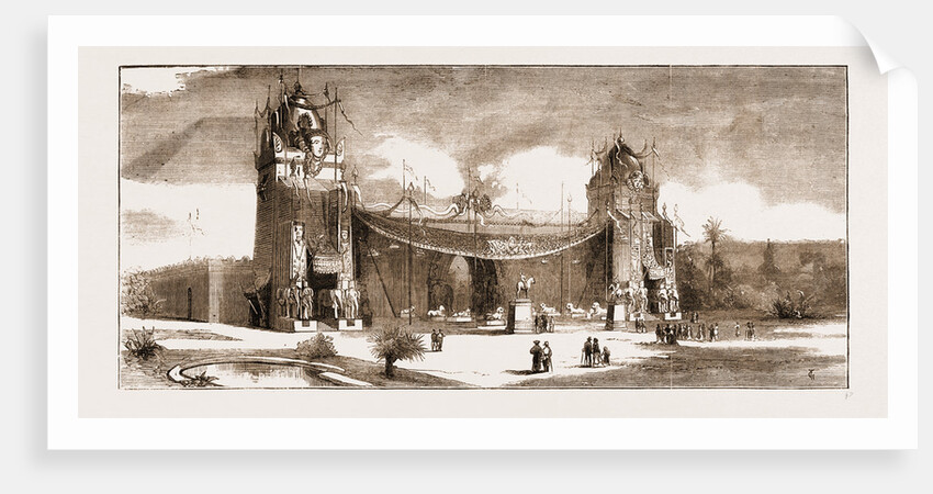 The Building Of The International Colonial Exhibition To Be Opened At Amsterdam Next May, The Netherlands by Anonymous