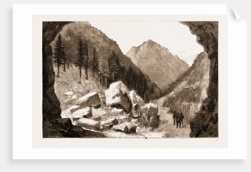 The Gorges Of The Fraser River: A Tunnel On The Canadian Pacific Railway, Canada by Anonymous