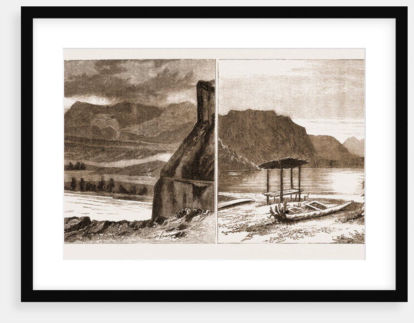 River Terraces On The Thompson River; The Narrows, On An Arm Of The Schuswappe Lake by Anonymous