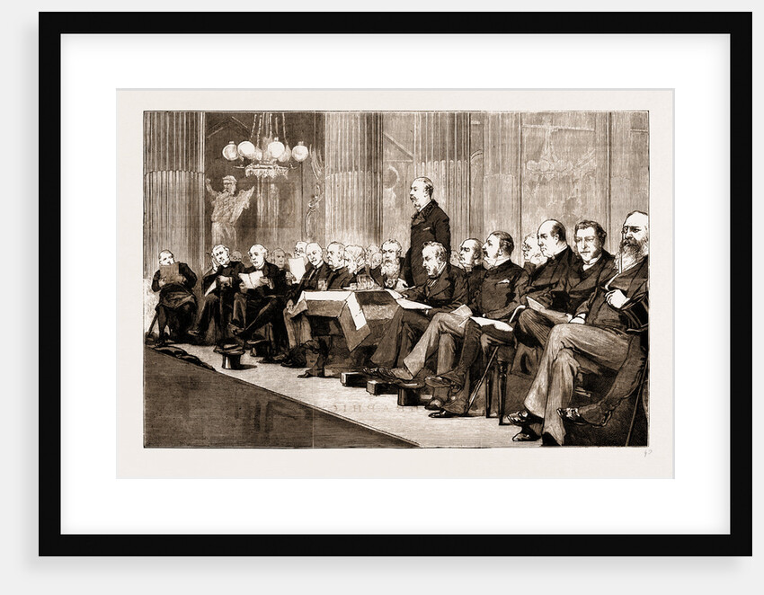 The Proposed Memorial To The Late Archbishop Tait: The Duke Of Albany Addressing The Meeting At The Mansion House by Anonymous