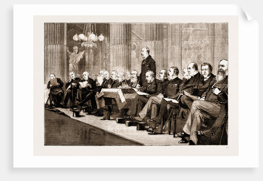 The Proposed Memorial To The Late Archbishop Tait: The Duke Of Albany Addressing The Meeting At The Mansion House by Anonymous