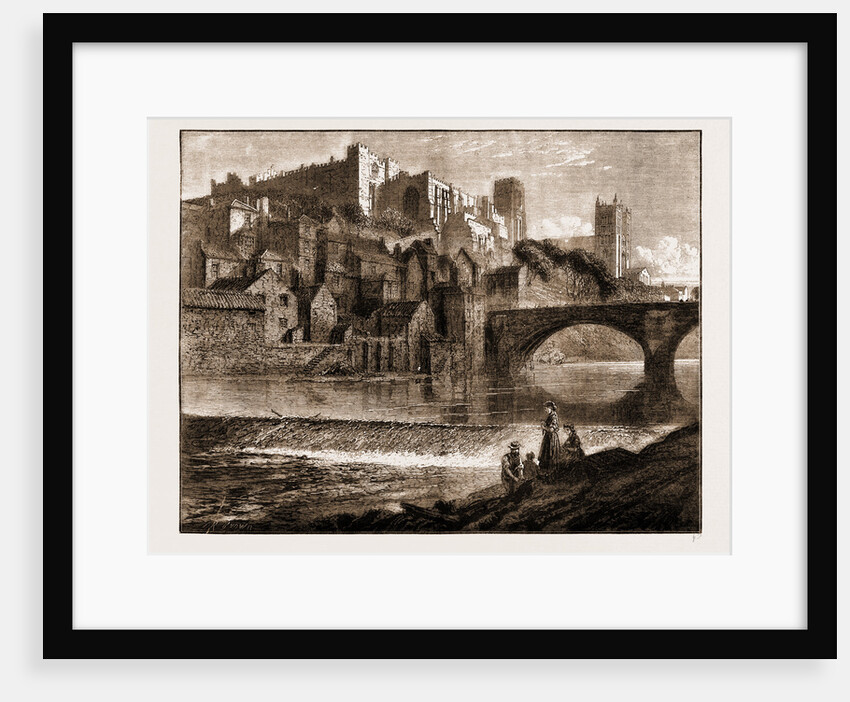 The Castle And Cathedral, And Framwellgate Bridge Over The Wear by Anonymous