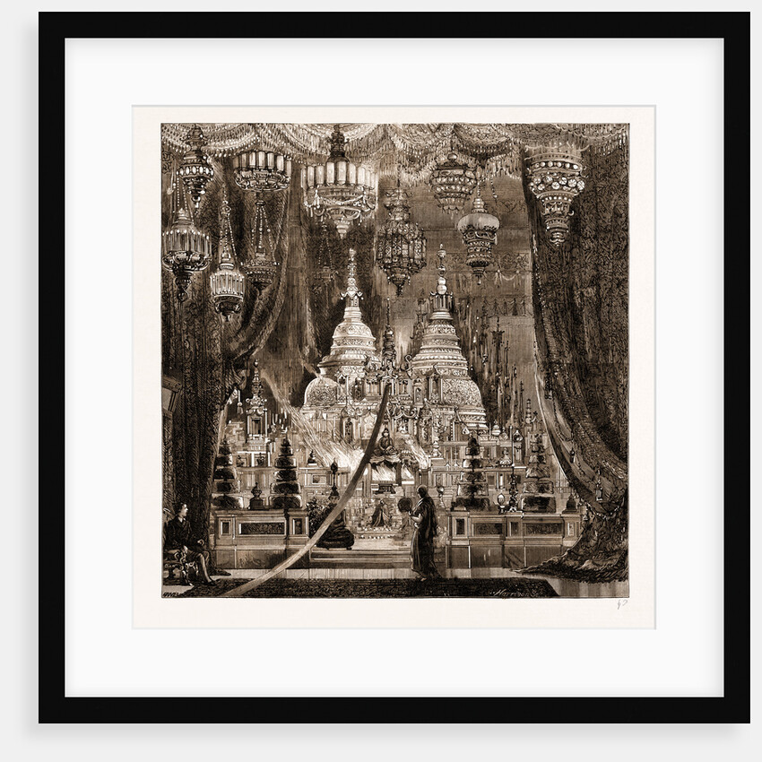The Late Queen Of Siam And Her Infant Daughter At Bangkok, Siam by Anonymous