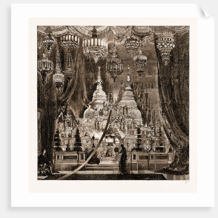 The Late Queen Of Siam And Her Infant Daughter At Bangkok, Siam by Anonymous