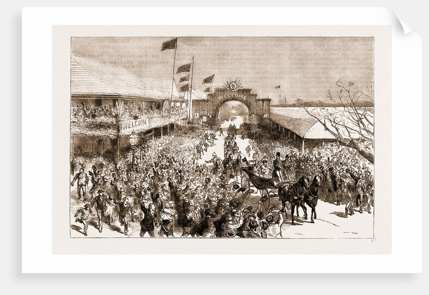 The Welcome To The Princess Louise At Hamilton, Bermuda by Anonymous