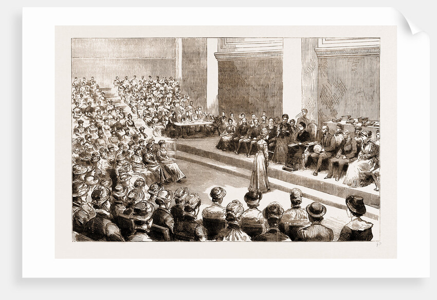 Beatrice Distributing The Prizes To The Successful Students Of The Female School Of Art, Queen Square by Anonymous