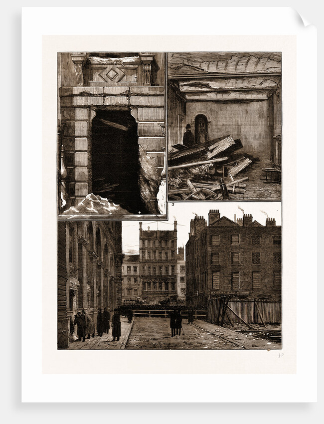 The Explosion At The Office Of The Local Government Board, Whitehall by Anonymous