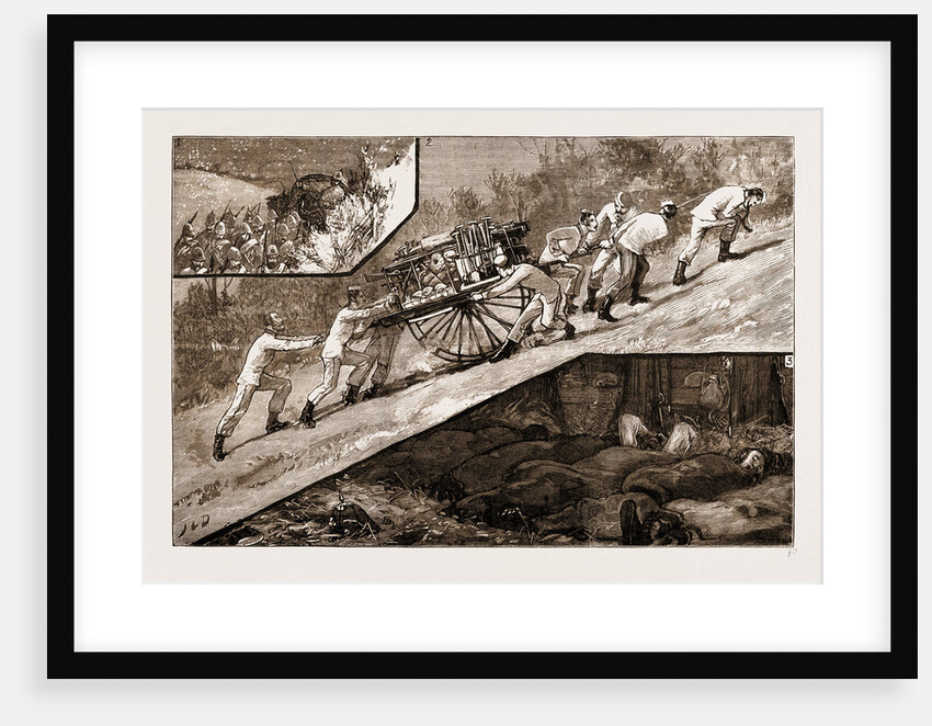 The Volunteer Review At Brighton: The March Down Of The Baggage Guard Of The Artists' Corps (20th Middlesex), 1883 by Anonymous