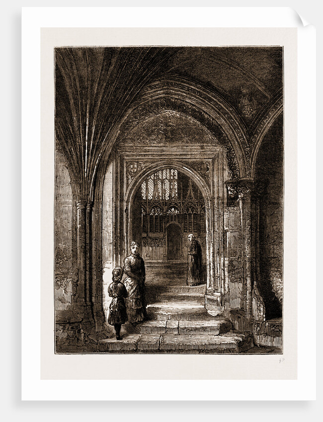 An Archway And Screen In The Cathedral, Canterbury by Anonymous