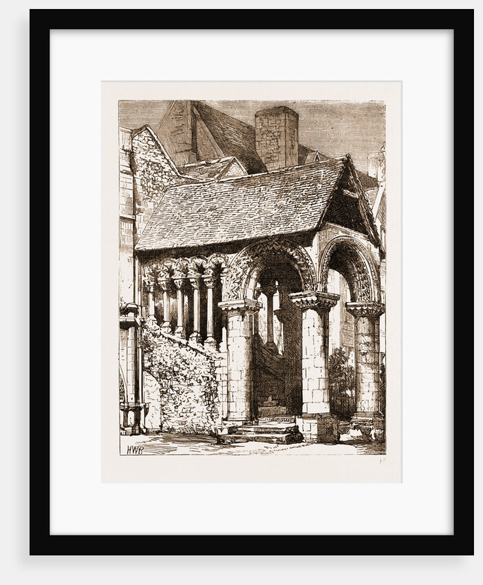 Norman Staircase In The Conventual Buildings, Canterbury by Anonymous