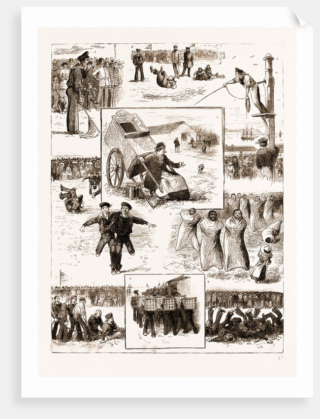 Athletic Sports By Boys Of A Training Ship, 1883 by Anonymous