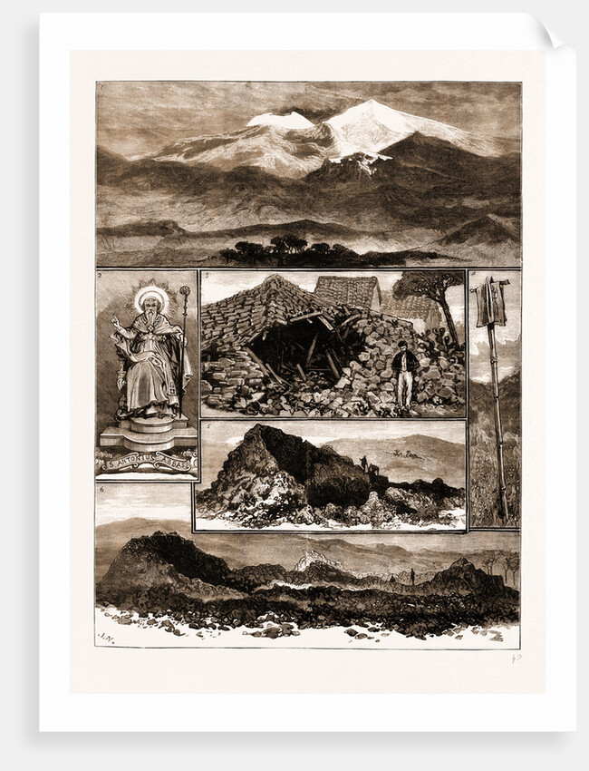 The Eruption Of Mount Etna by Anonymous