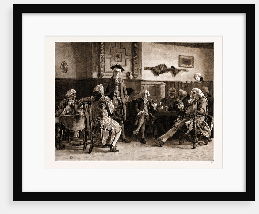 The Cock Tavern In 1750, Drawn By Charles Green by Anonymous