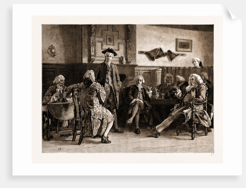 The Cock Tavern In 1750, Drawn By Charles Green by Anonymous