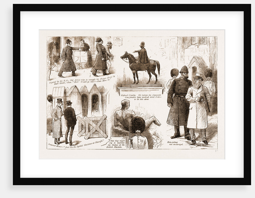 The Dynamite Plot: Sentries At The London Public Buildings, UK by Anonymous