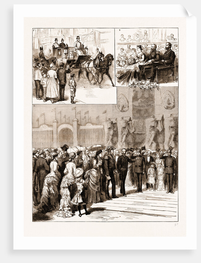 The Opening Of The Amsterdam Exhibition By The King And Queen Of The Netherlands, 1883 by Anonymous