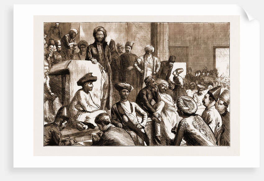 The Native Agitation In India: A Meeting In The Town Hall, Bombay by Anonymous