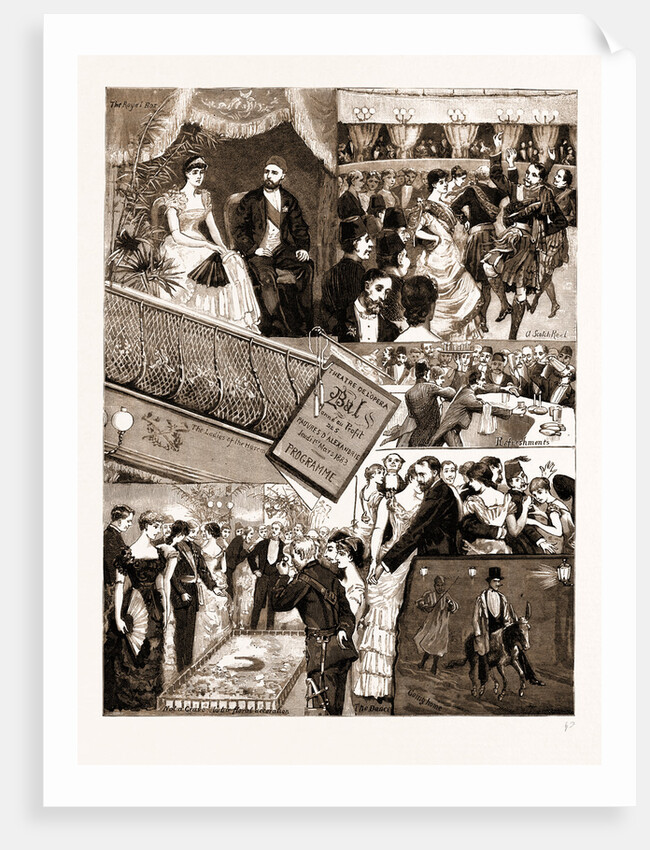A Charity Ball In The Opera House, Cairo by Anonymous