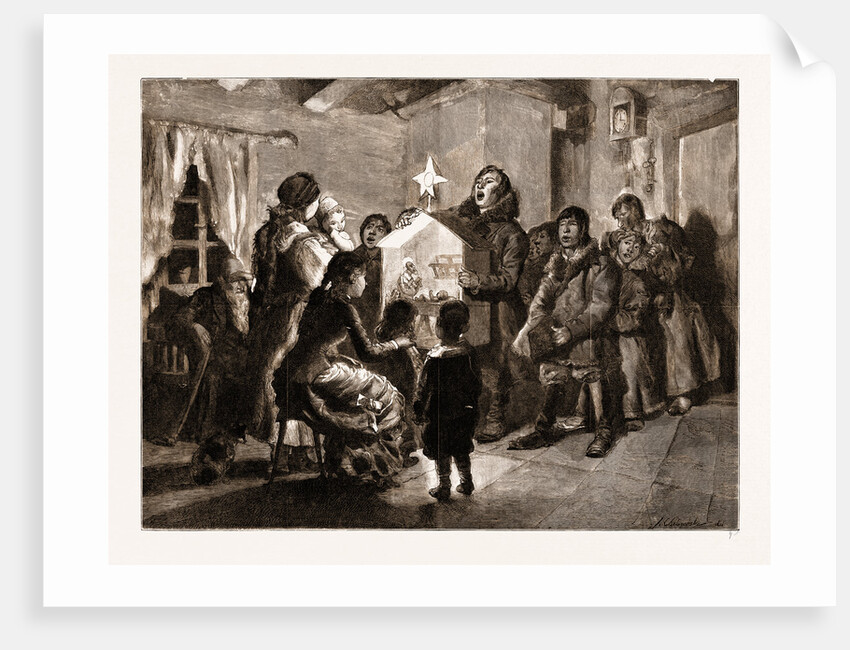 Singing Christmas Carols In Russia, 1883 by Anonymous