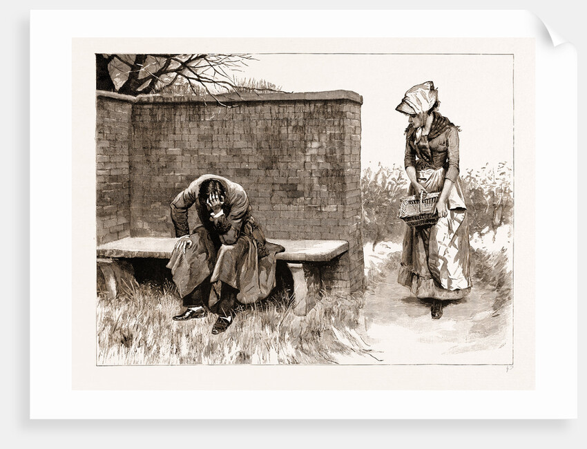 The Romantic Adventures Of A Milkmaid: The Attitude Bespoke Anguish, 1883 by Anonymous