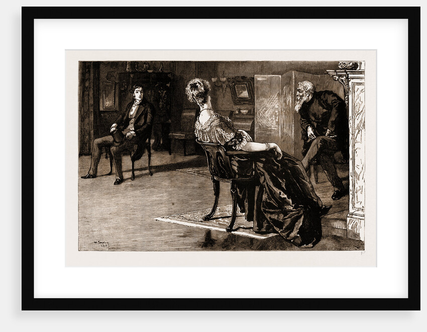 Thirlby Hall, Drawn By William Small, 1883; Lady Constance Looked Me Full In The Face, And Laughed, And Then The Stranger Laughed Too. by Anonymous