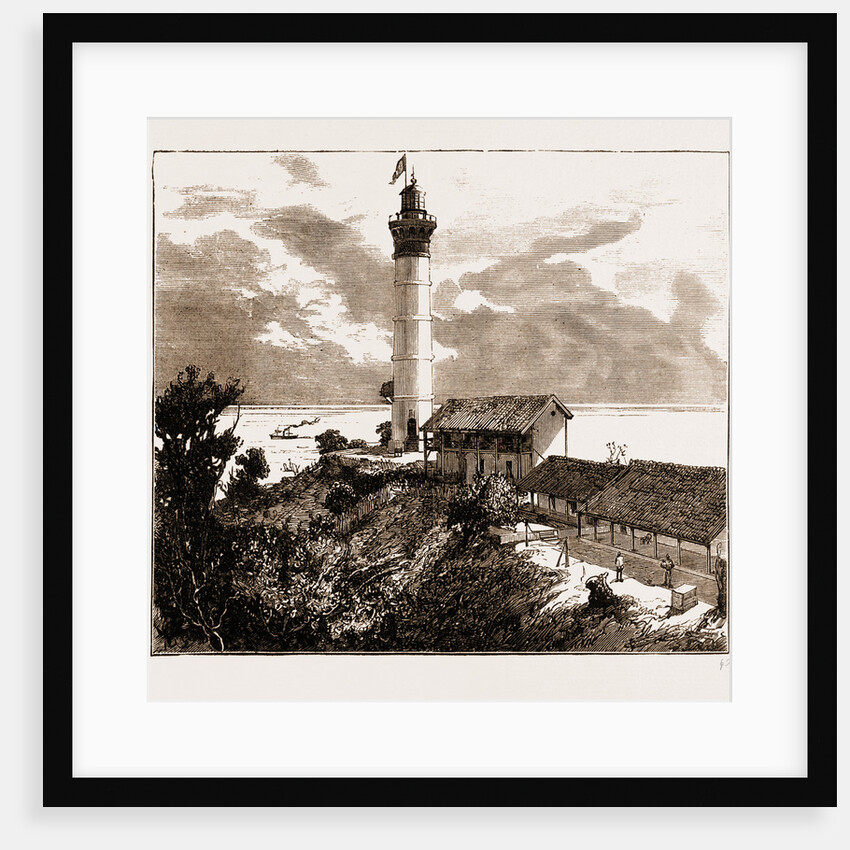 A Dutch East India Lighthouse, Java, Indonesia, 1883 by Anonymous