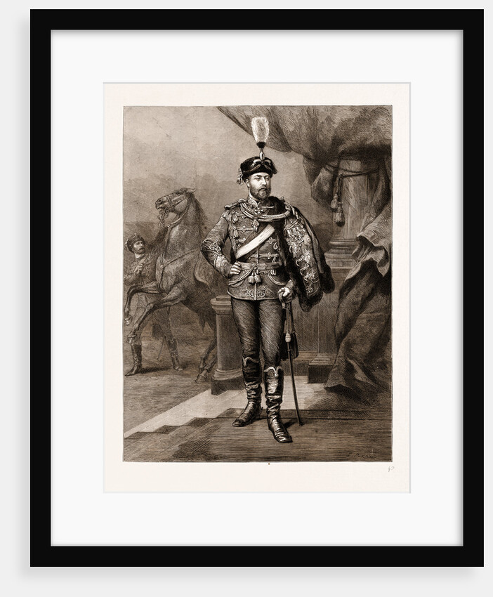 The German Autumn Manoeuvres, H.R.H. The Prince Of Wales As Honorary Colonel Of The Blücher (Fifth Prussian) Hussars, 1883 by Anonymous