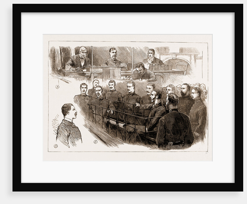 The Assassination Of James Carey, Arrival Of O'donnell In London: The Examination Of The Prisoner At Bow Street Police Court, UK, 1883 by Anonymous