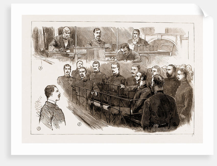 The Assassination Of James Carey, Arrival Of O'donnell In London: The Examination Of The Prisoner At Bow Street Police Court, UK, 1883 by Anonymous
