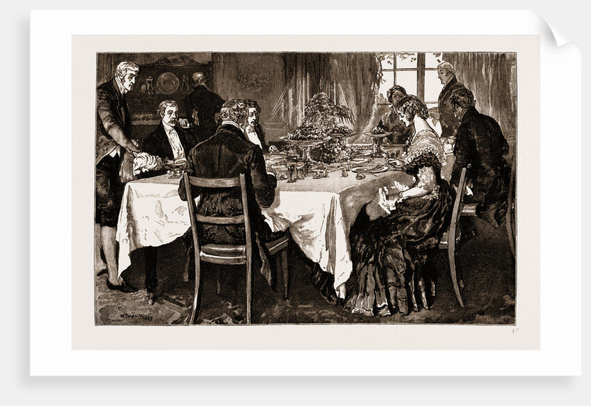 Thirlby Hall; During Dinner He Spoke Little by William Small