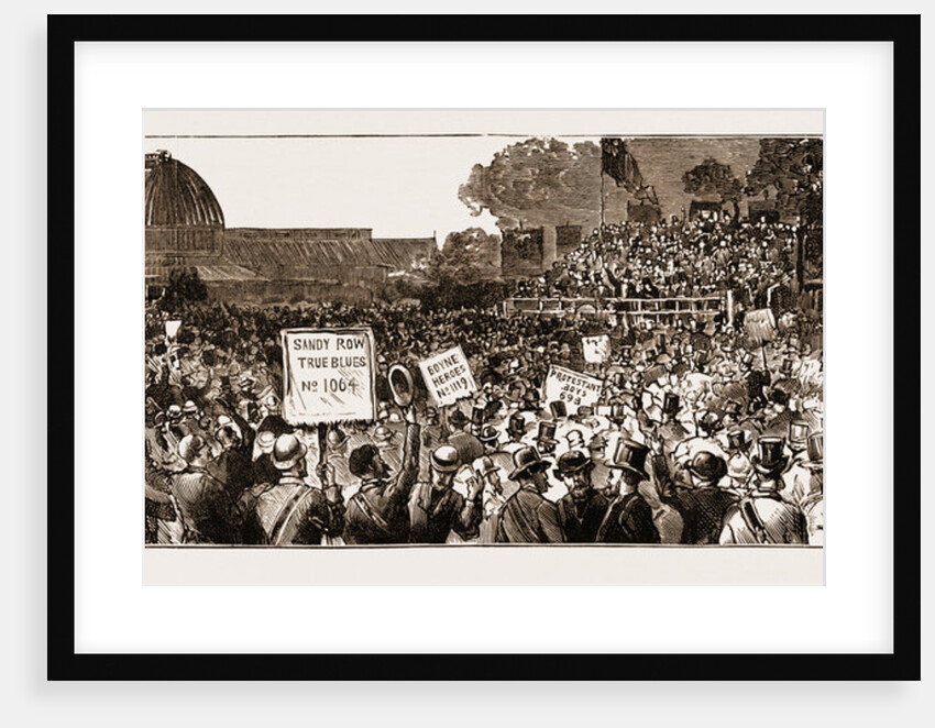 Sir Stafford Northcote In Ulster: The Great Conservative And Orange Meeting In The Botanic Gardens, Belfast, October 6, 1883 by Anonymous