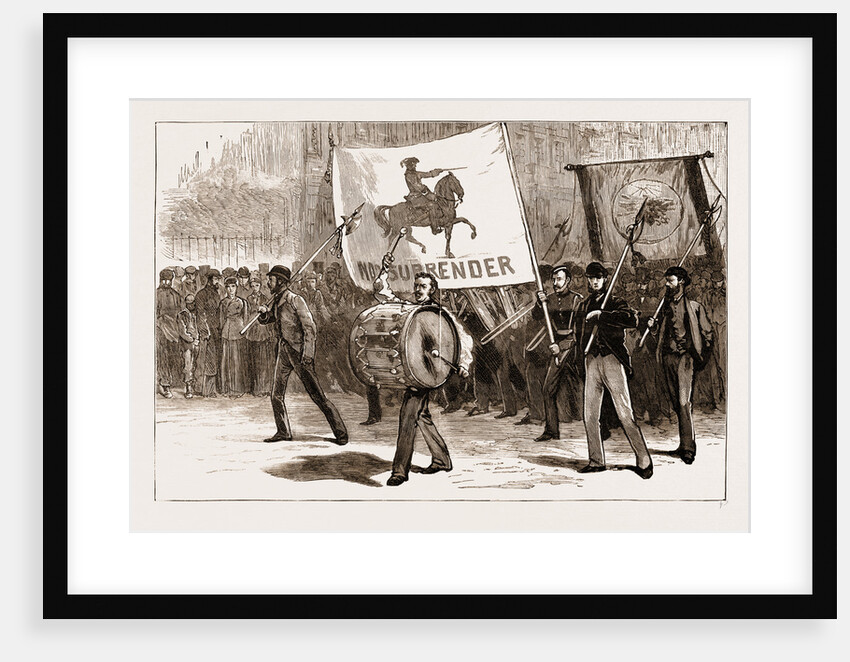 Sir Stafford Northcote In Ulster: The Orange Procession On The Way To The Botanic Gardens, Belfast, October 6, 1883 by Anonymous