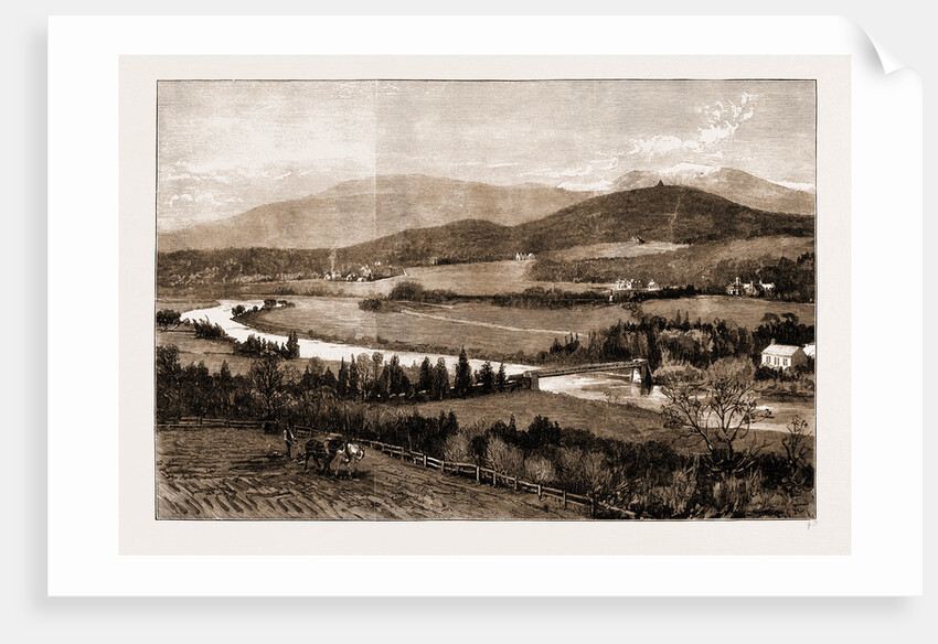 The Proposed Railway Near Balmoral, Scotland, UK, 1883 by Anonymous
