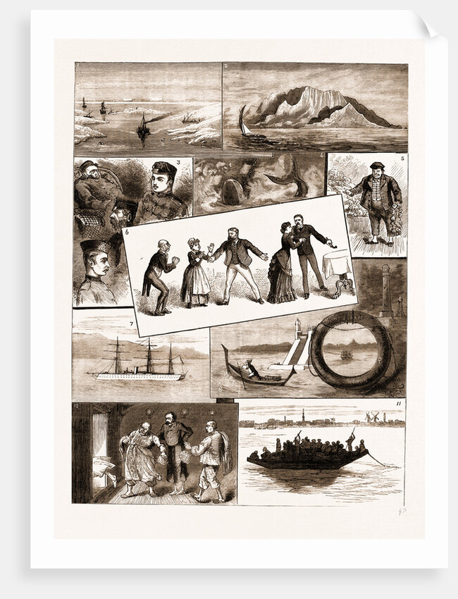 Life On Board An Indian Troopship, 1883 by Anonymous