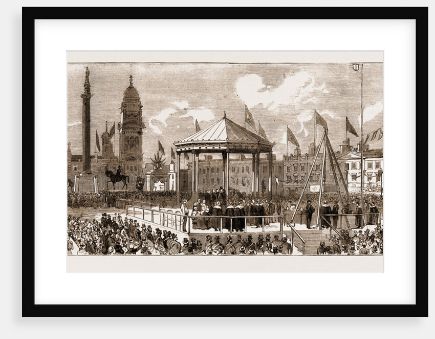 The New Municipal Buildings At Glasgow, Scotland, UK, 1883 by Anonymous