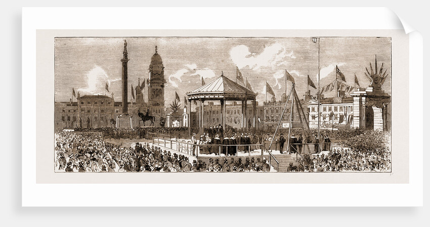 The New Municipal Buildings At Glasgow, Scotland, UK, 1883 by Anonymous