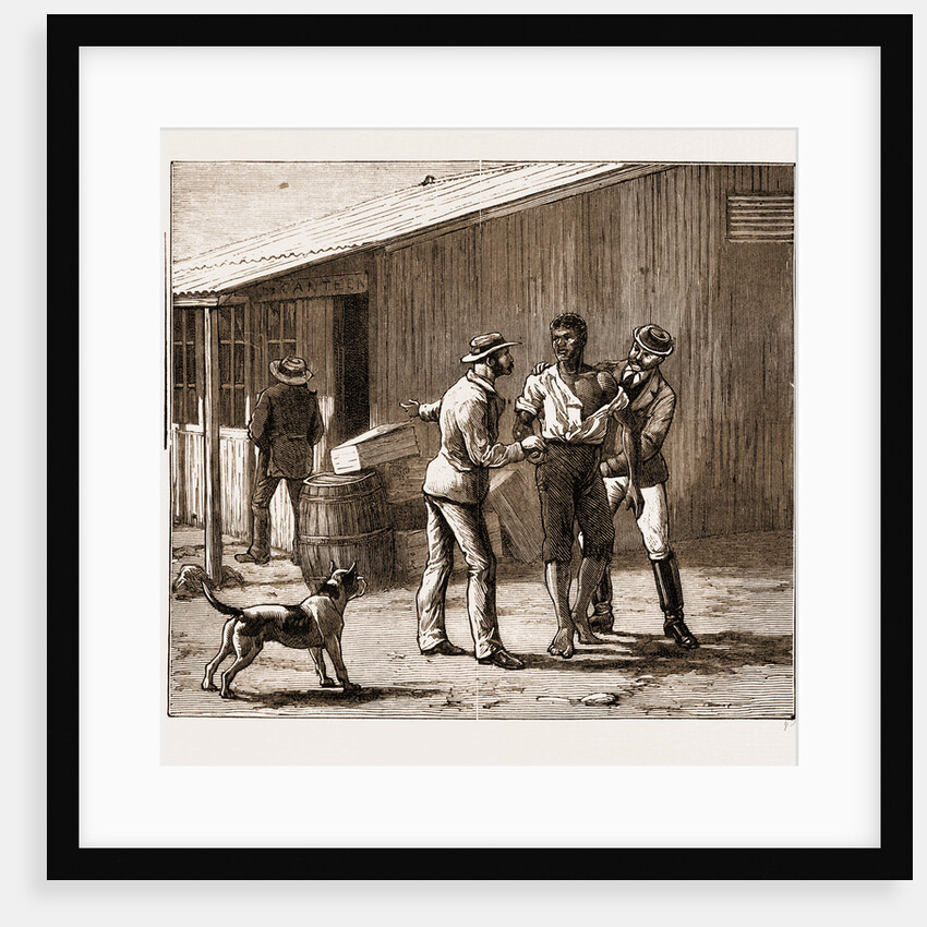 Illicit Diamond Buying At The Cape, South Africa, 1883 by Anonymous