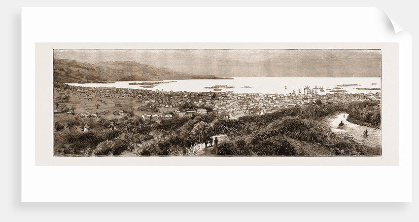 The Revolution In Haiti: View Of Port-au-prince, 1883 by Anonymous