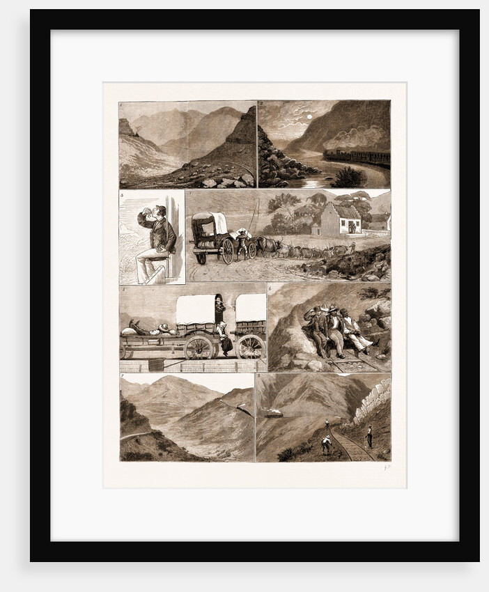 The Hex River Railway, Cape Colony, South Africa, 1883 by Anonymous