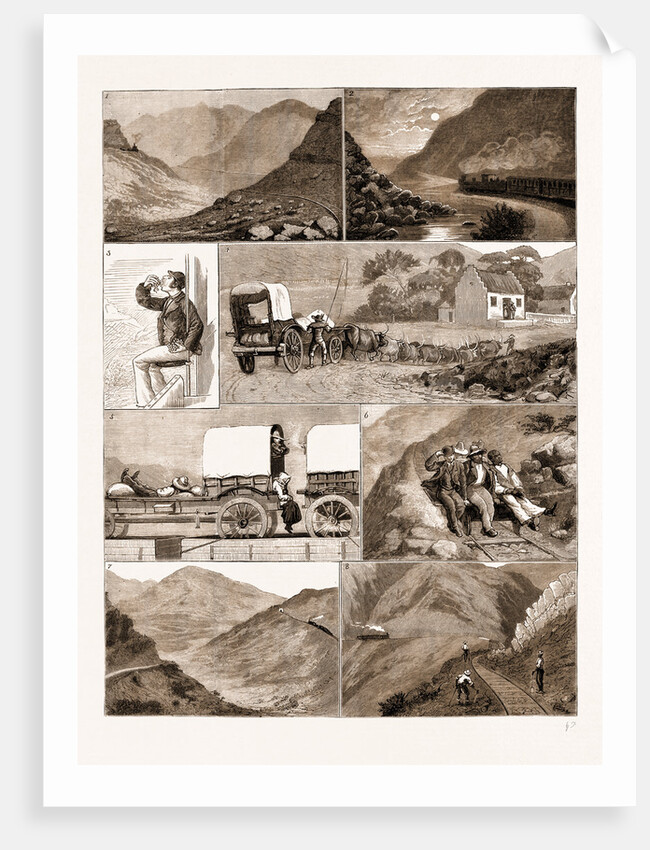 The Hex River Railway, Cape Colony, South Africa, 1883 by Anonymous