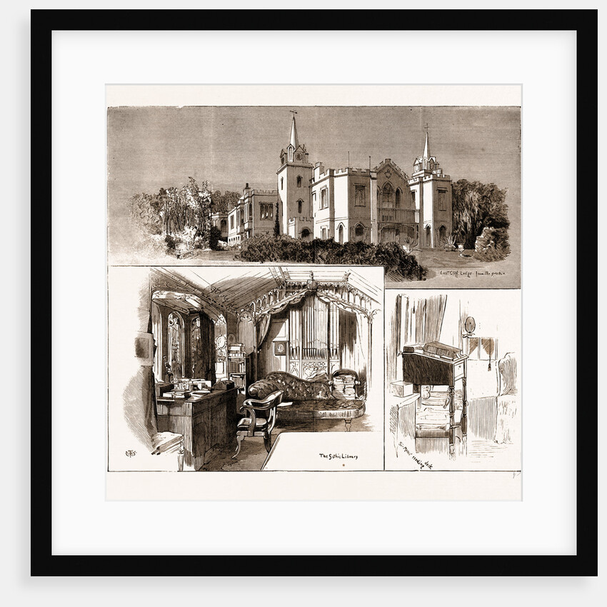 The Ninety-ninth Birthday Of Sir Moses Montefiore: Sketches At His Residence, East Cliff Lodge, Ramsgate, UK, 1883 by Anonymous