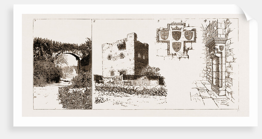 An Ancient Tower At Colosse, Near Limasol, Cyprus, 1883 by Anonymous
