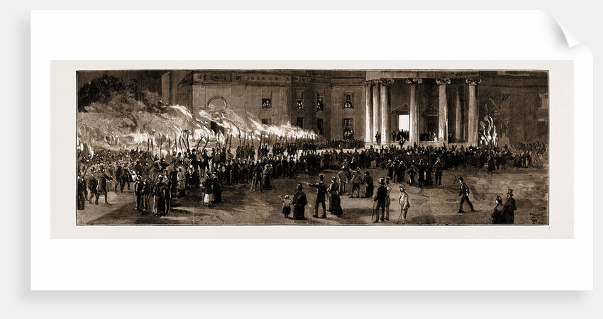 The New Governor-general Of Canada: Farewell Demonstration To Lord Lansdowne At Baronscourt, Tyrone, Ireland by Anonymous
