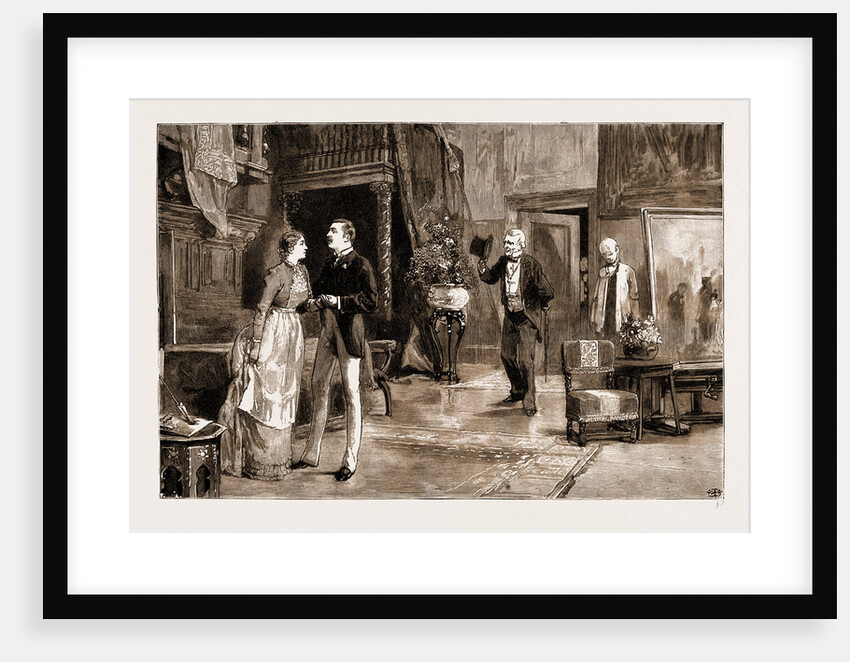 Scene In Act Iv. Of Young Folks' Ways, The New Play At The St. James's Theatre, London, UK, 1883 by Anonymous