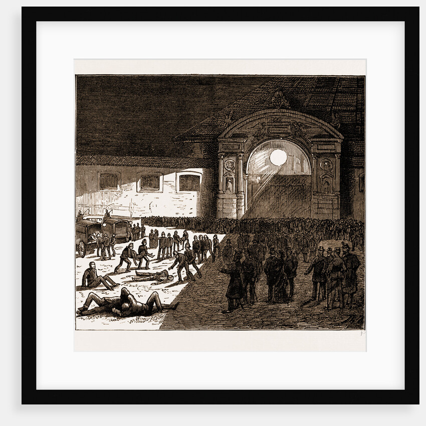 The Electric Light On The Battlefield: An Ambulance Drill In The Austrian Army At Vienna, 1883 by Anonymous