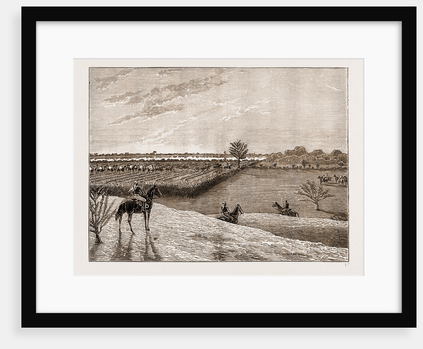 The Expedition Into Kurdufan, Troops About To Break Camp At Sunrise, Sudan, 1883 by Anonymous